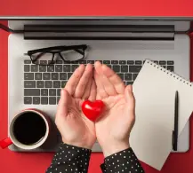 Decoración de corazones