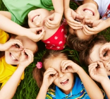 Rueda de niños unidos