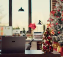 Oficina navideña