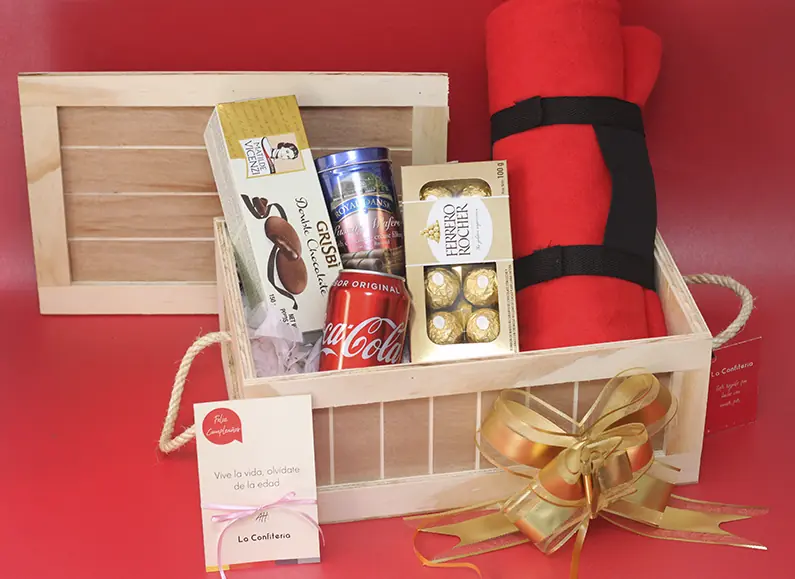 Cesta de regalo un abrazo