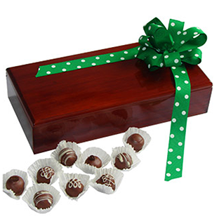 Caja con 24 trufas y tarjeta de regalo