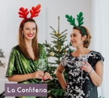 colaboradoras celebrando la navidad 