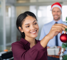 Celebrar navidad en la oficina