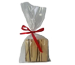 Alfajor con chocolate blanco